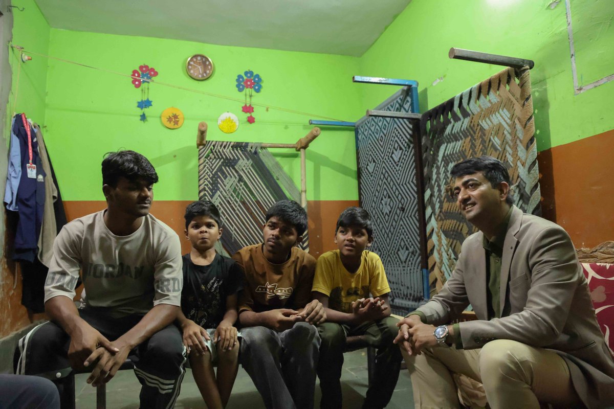 MujtabaAasif's tweet photo. About six years ago, I met the grieving family of Jamaluddin bhai in Shiv Vihar. During the brutal anti-Muslim Delhi Pogrom of 2020, he was lynched, leaving behind a family struggling to rebuild their lives from unimaginable loss.

At that time, Miles2Smile stood beside the family, helping them with their immediate needs. Later, four of his children were enrolled in our relief school in Loni, Ghaziabad, so that their education could continue despite everything they had endured.

His wife, Najis, has been working tirelessly to support the family. She makes and sells traditional cots to earn a livelihood.

This Ramadan, when I met the family again, Najis shared a simple but powerful wish. She wanted to rebuild and plaster the first floor of her home so that she could create another source of income for her family.

We promised to help.

With Zakat contributions, that promise has now been fulfilled.

Yesterday, we inaugurated their new Smile Home.

This is what Miles2Smile means to me — not just relief, but standing with families until they can rebuild their lives with dignity.

Another home. Another hope. Another set of smiles through Miles2Smile.