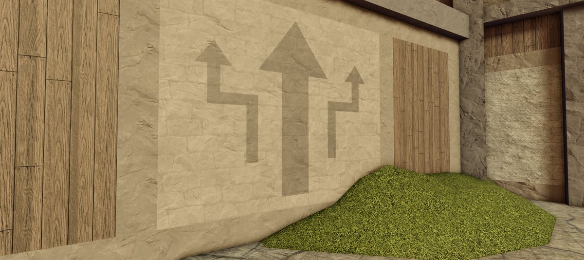 floodescapeleak's tweet photo. The upcoming "arrow" map will feature platforms that lead up to a button.

#fe2 #floodescape2 https://t.co/Qf3KOOgPnd