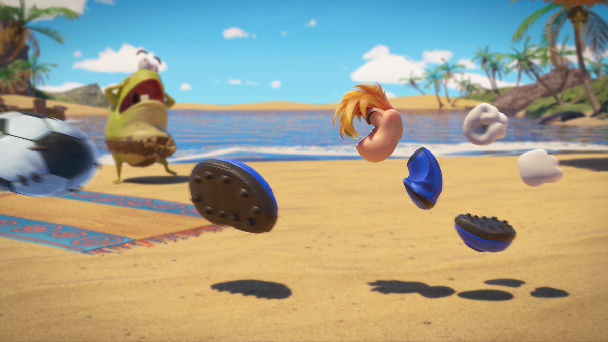 RaymanGame's tweet photo. He may be limbless, but he does have his hair, still https://t.co/mc2VVoaTDD