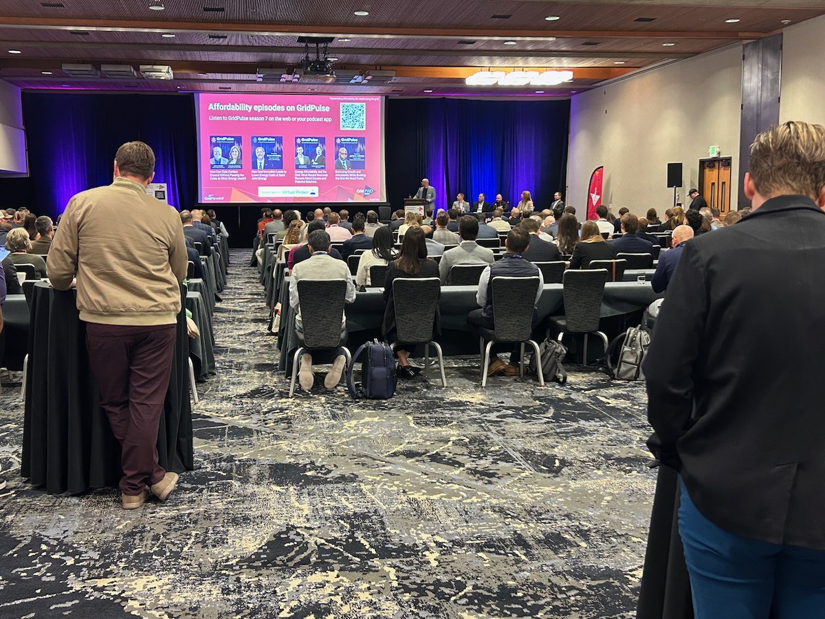 GridForward's tweet photo. GridFWD 2026 is underway in Snowbird, Utah! ⚡

We kicked off with an Opening Session featuring Torus, PJM, AWEC, NV Energy and the Colorado Office of Utility Consumer Advocate, exploring why energy affordability is critical to the grid’s future.

Follow for more #GridFWD updates https://t.co/tbPkZmbw9P