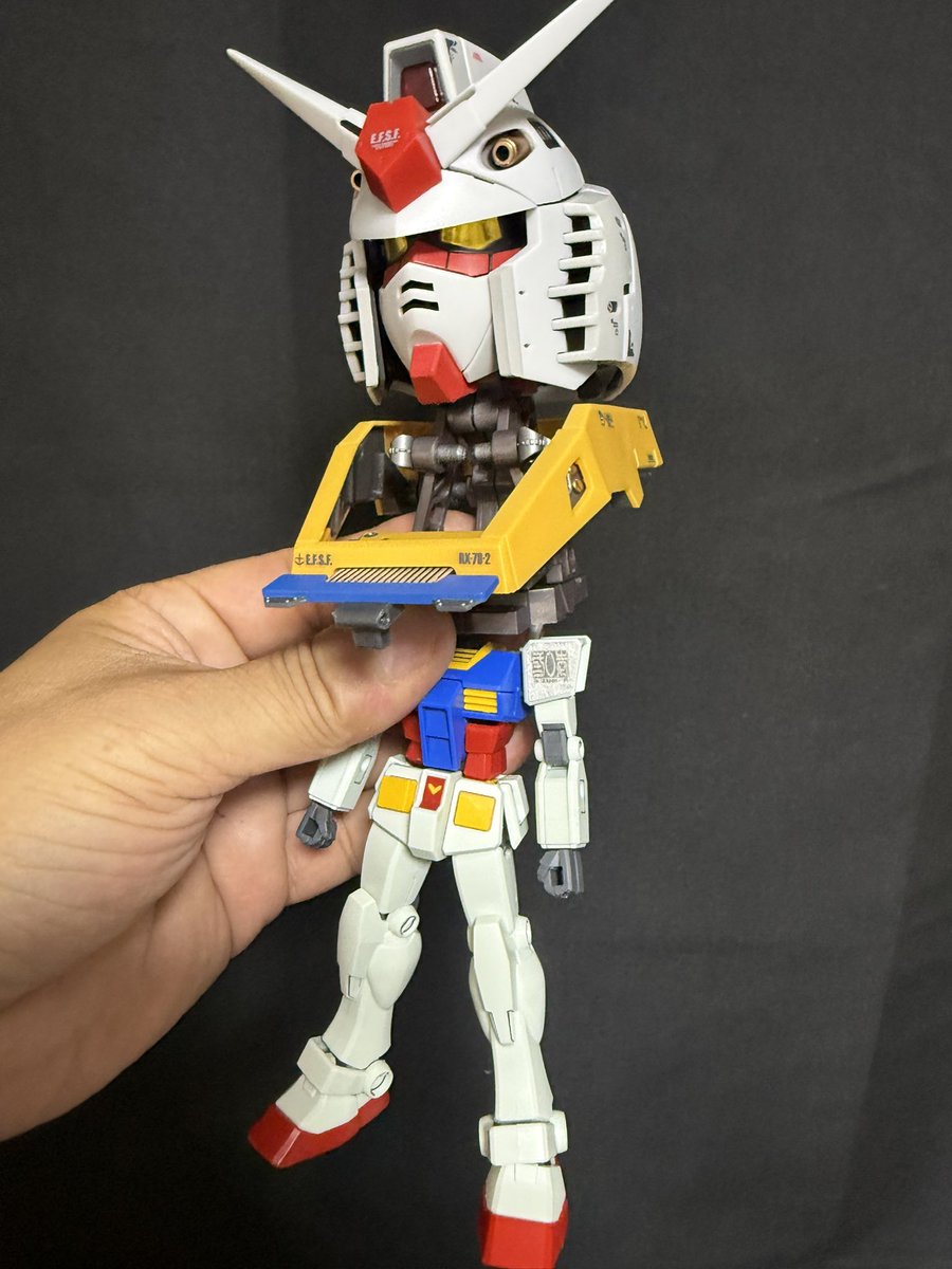 kimagureossan's tweet photo. エクシードモデルトリニティ　エクステリア

完成です❗️

襟元があるので上手く乗りません🤣

#エクシード
#モデル
#トリニティ
#ガンプラ https://t.co/EAgL0MB8xg