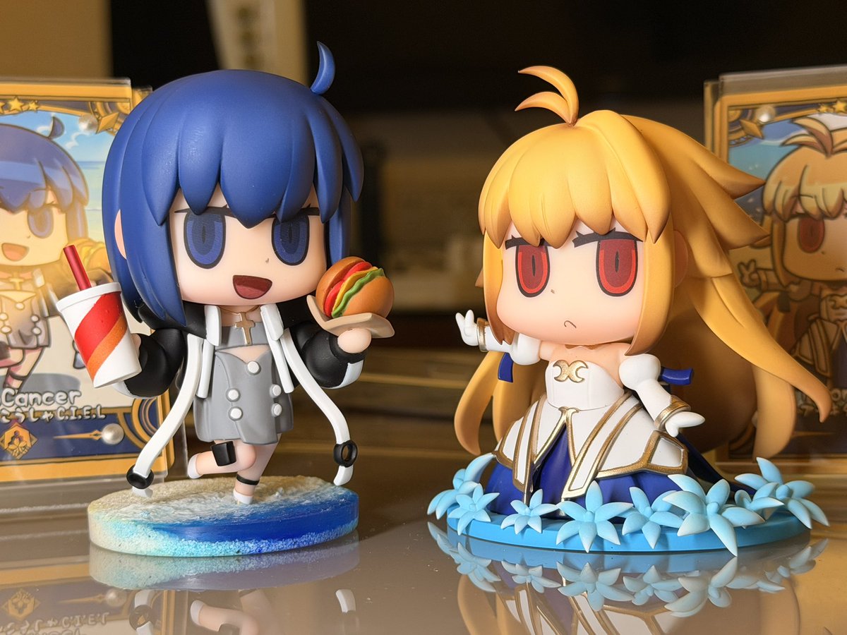 daijimi's tweet photo. FGOのカードから、立体になって飛び出してきました！#WF2026上海 #FGO https://t.co/8l3uL5wo7Y