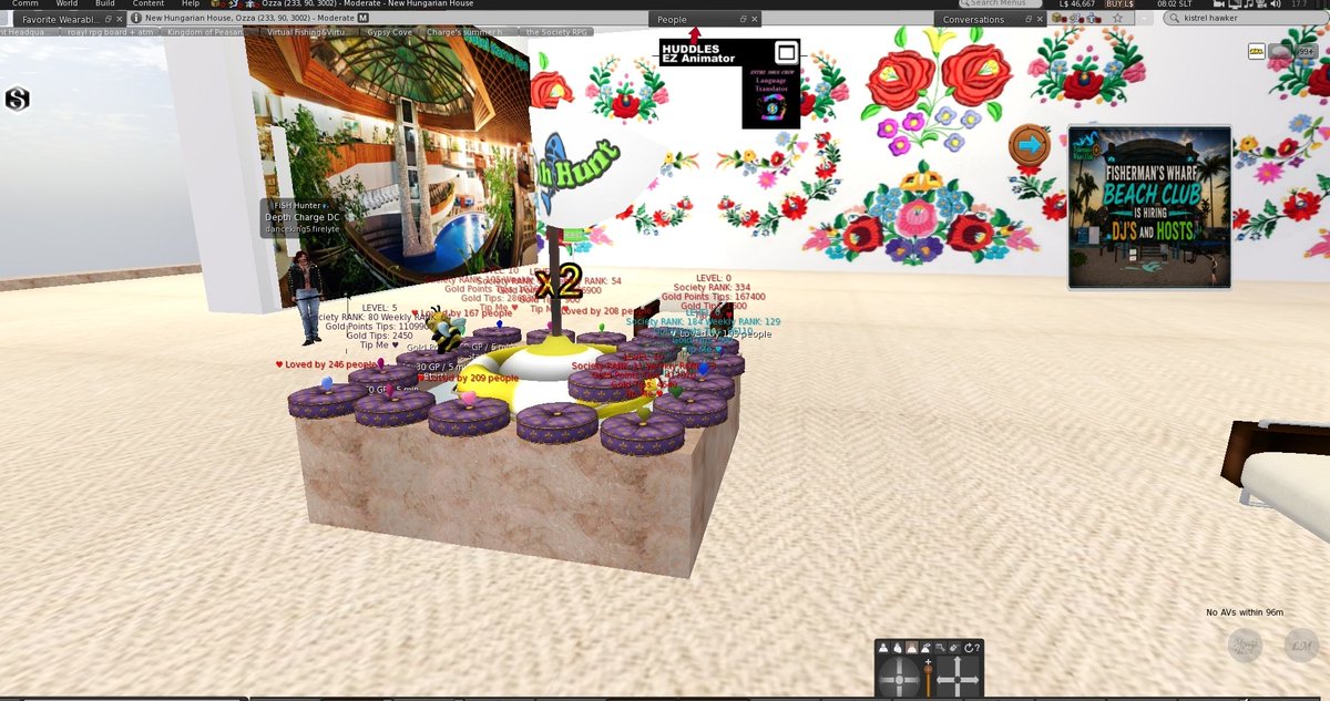 DannyNo77906380's tweet photo. Fishing a 2x Yellow Buoy today at Zola's...Today is Wear Pink Day do so to receive a Reward see a CLO for Reward #FishHunt, #SecondLife, #Society, #Photography, #DigitalArt, #VirtualWorld https://t.co/DCVm70h62G https://t.co/3orNFHtnYR
