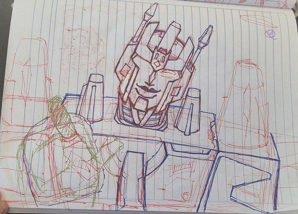 Ninadeidad's tweet photo. A quick Overmax sketch (Honestly, I was too lazy to digitize it) :V
#overmax #overlord #fortressmaximus #transfomers #mtmte #idw https://t.co/eOP5SetdJo