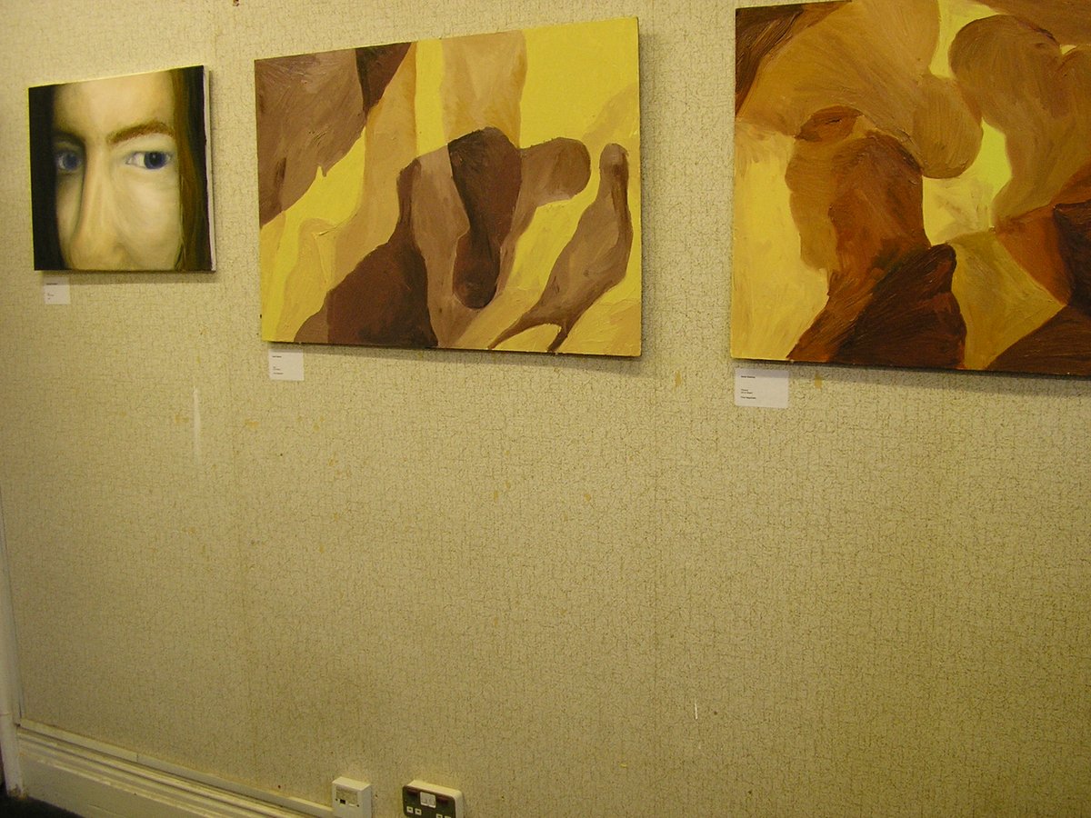 TobyLattimore's tweet photo. University of Hertfordshire Fine Art Degree Student Led Exhibition called BC - March 2005. #universityofhertfordshire #UH #artgalleries #hertsuni @UniofHerts @ArtsHerts located in St Albans at Oaklands College - exhibition pics @oaklandscollege @SaashArts #art #artexhibitions https://t.co/owMiFJJl8c