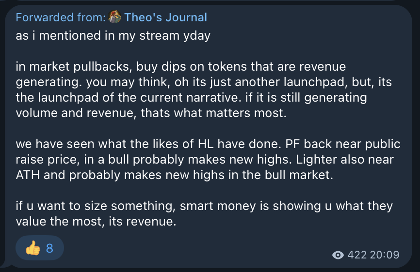 chjokka's tweet photo. One of the biggest revenue generators on Robinhood is @NetNetCap ($NET).

They've had a higher weekly revenue than:
- the Robinhood chain
- Uniswap
- Raydium 
- Pons
and many more companies

All while being in a very low volume season.

Once the MMORPG game goes live, I expect these revenue numbers to 2-3x, and turn everyone's heads.

Some people were fudding the project because of the dilution, which is actively being worked on by the dev with new initiatives like the non-diluting bonds and $NET lock and burn mechanisms in all recent products.

Robinhood will have it's next big liquidity inflow, and I'm 100% sure $NET will trade higher when that happens.

Generational entry here imo. 
(I've been buying a lot at these prices)

(🥅,🥅)
