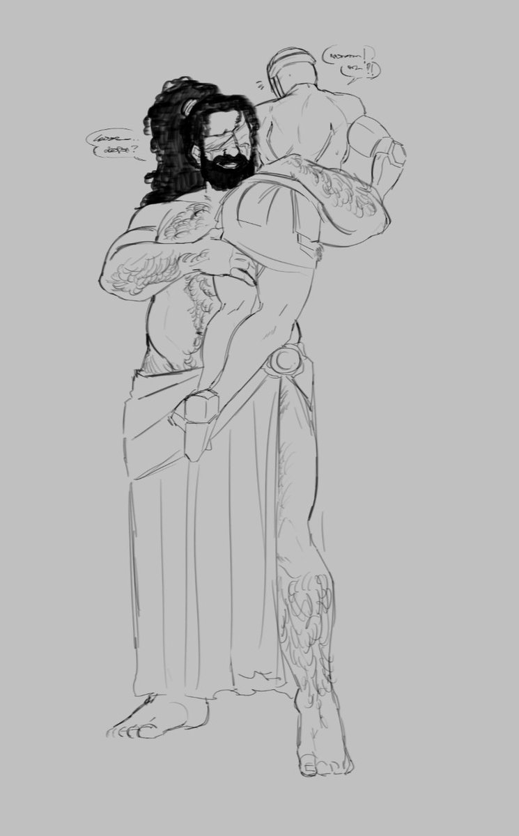 UssyDemonic's tweet photo. carrying him around when he was a husk… grrr grrr https://t.co/MC3rvC3qEd