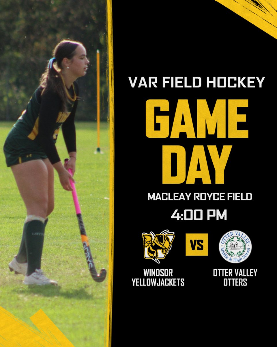 AthleticsWSD's tweet photo. GAMEDAY: Varsity Field Hockey hosts Otter Valley in a rematch from last week. #swarmasone https://t.co/tILdGRDXDi
