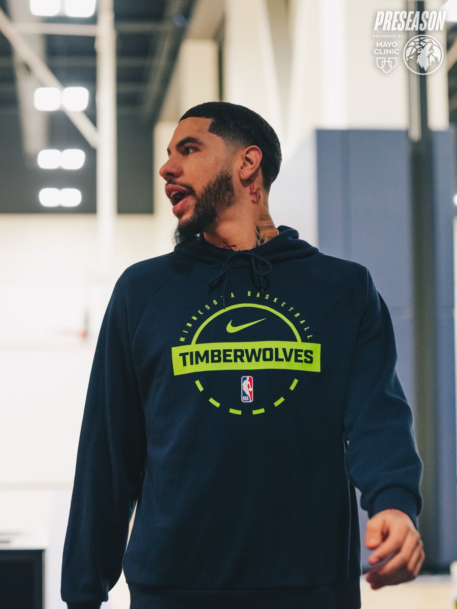 Timberwolves's tweet photo. READY FOR CAMP. https://t.co/fcxP4GjW2A