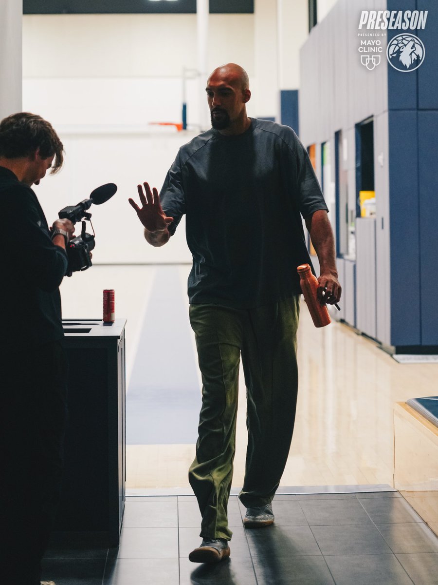 Timberwolves's tweet photo. READY FOR CAMP. https://t.co/fcxP4GjW2A