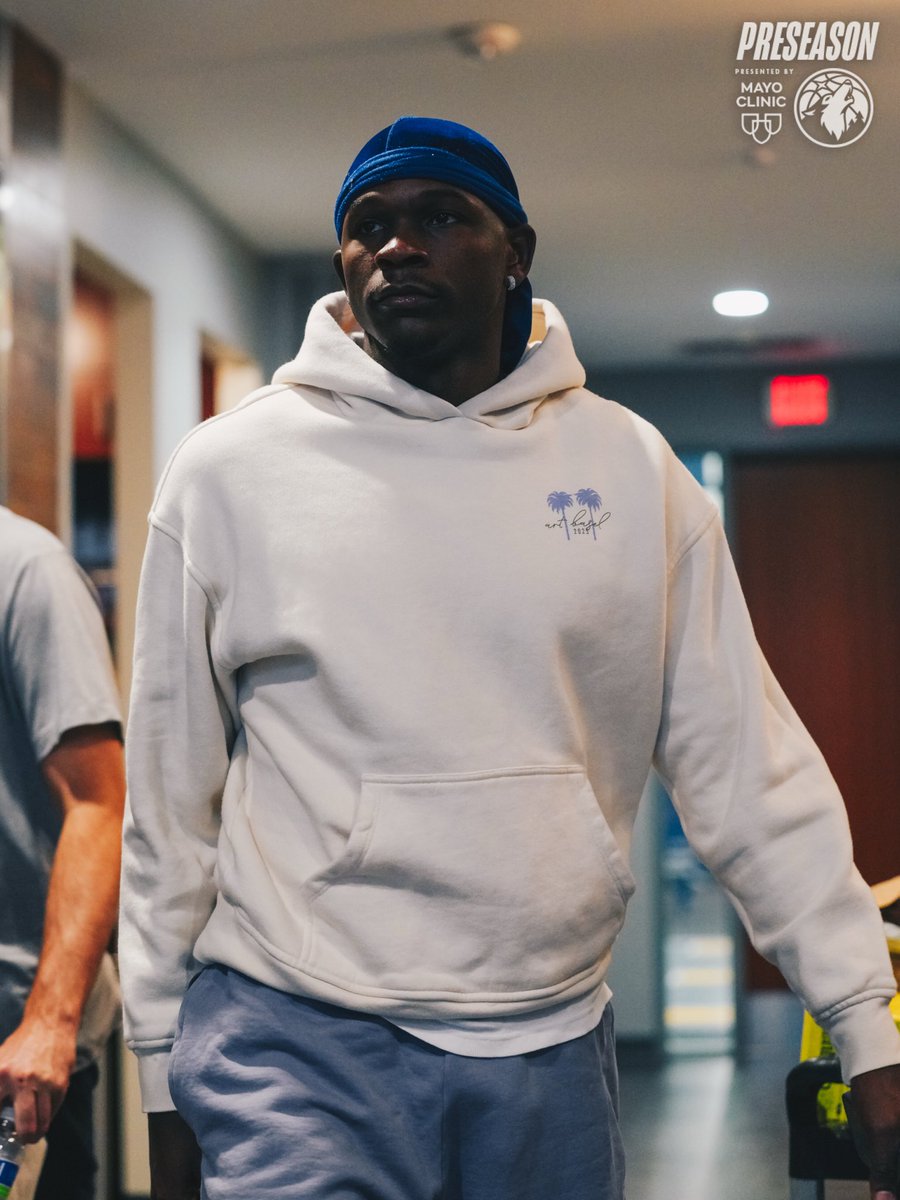 Timberwolves's tweet photo. READY FOR CAMP. https://t.co/fcxP4GjW2A