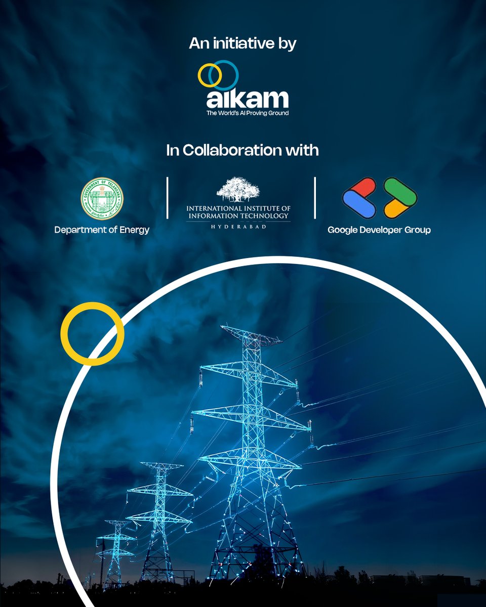 Aikam_Official's tweet photo. Powering Telangana with Agentic AI-EnergyTech Innovation Challenge brings together founders, budding entrepreneurs, and innovators to build real-world solutions for energy challenges, with the potential to create impact beyond borders.

#PoweringTelangana #AgenticAI #EnergyTech https://t.co/hY4zRisccm