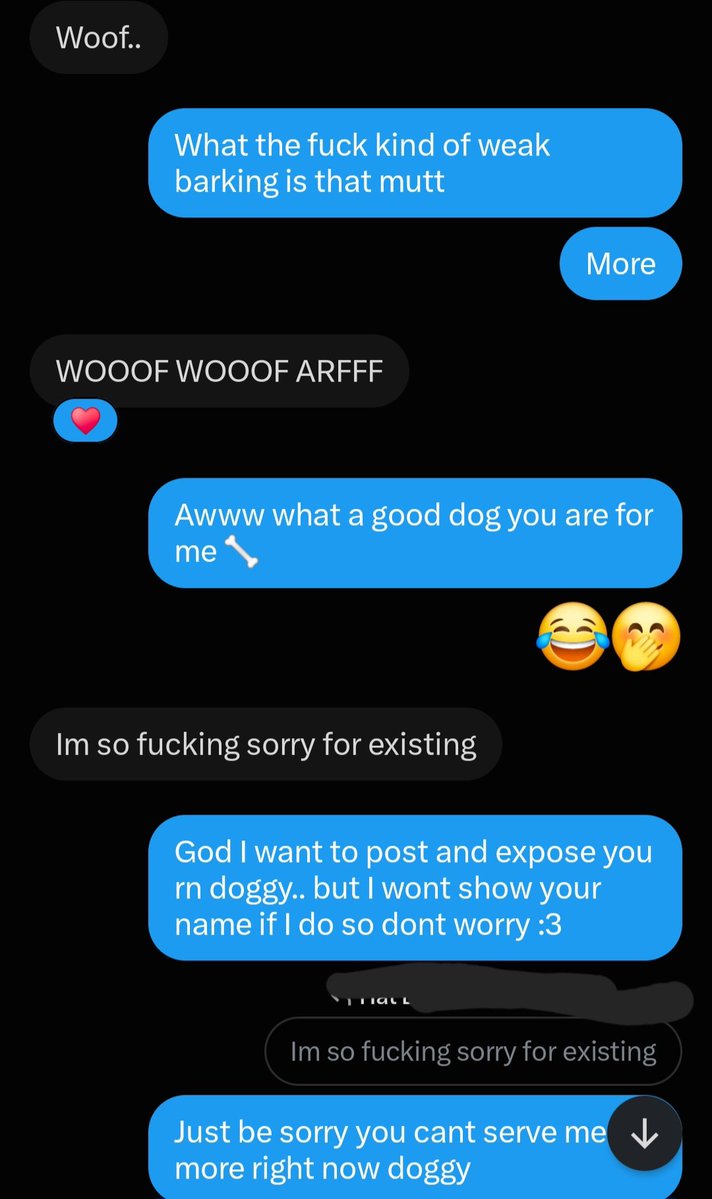 urG0ddessS0phie's tweet photo. Just turned another so called "dom" into my little doggy lool https://t.co/BkmW7tDCMz