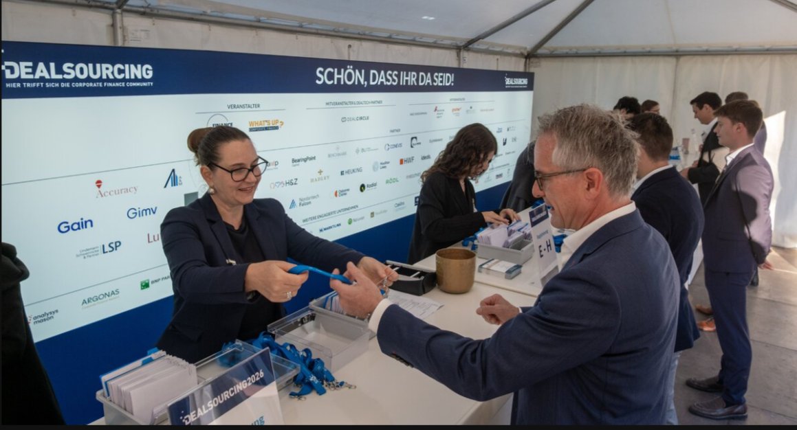 Intralinks's tweet photo. Germany’s M&amp;A market is finding new paths to value.

At DEALSOURCING2026, dealmakers explored AI’s practical role, buy-and-build, carve-outs, private debt and ways to navigate exit challenges.

Thanks to FINANCE Think Tank and our Frankfurt team. Until next time! https://t.co/vwzuNsnnEd