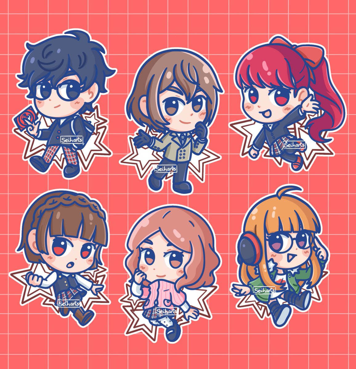 Seiharts's tweet photo. @Alleydex @nichromatic Hola, soy Seih!!🍀 Persona es de mis sagas favoritas, por ahora he hecho solo cositas del 3 y 5 pero quiero hacer más!!🫡 https://t.co/TF4Ub3Y5kb