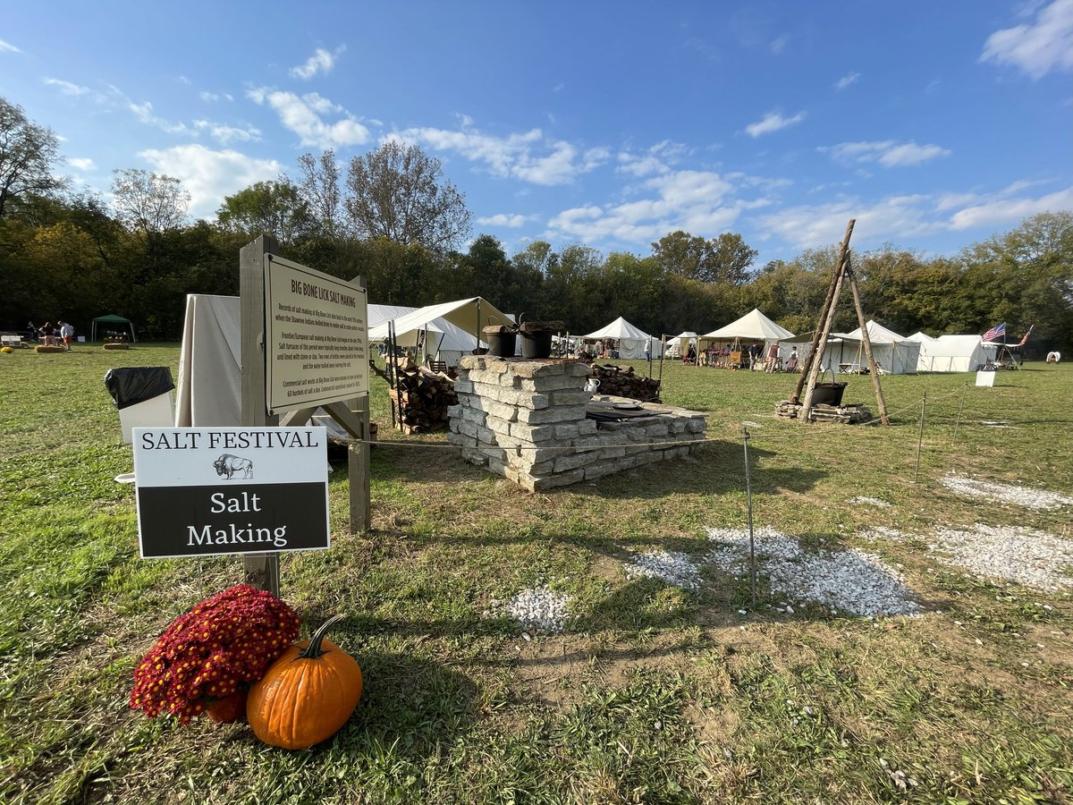 KYStateParks's tweet photo. Big Bone Lick State Historic Site to host annual Salt Festival Oct. 16-18 Read more: https://t.co/6tFimBvHTz #kystateparks #newkyhome https://t.co/EZaorLehH5