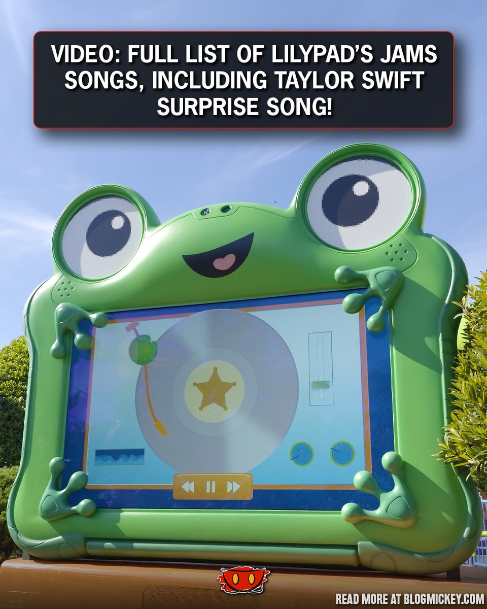 Blog_Mickey's tweet photo. Head out to Andy's backyard with us as we listen to all of the Lilypad's Jams songs, including a full version of the Taylor Swift surprise song!

🔗 https://t.co/WzxmembUIL https://t.co/9uYlxV10q4