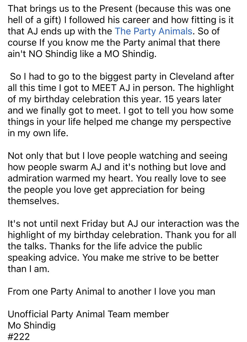 AJKirsch's tweet photo. Having fans is cool.

Having fans that have stuck with you throughout your journey is the coolest 🙏

In a @BananaBall_ season that has been non-stop highlights, @TheMoShindig made a core memory for me.

Thank you for reminding me how lucky I am to have fans like you.

🤜💥❤️💥🤛 https://t.co/igqzXDj63C