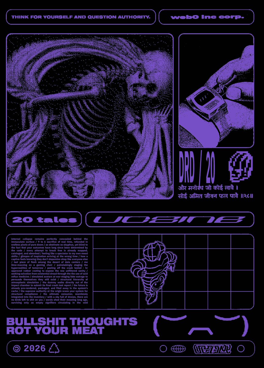 SuperRare's tweet photo. 20 tales from dreadland by @uczine

Recently laid off, you navigate an economy crippled by hyperinflation...

1 PM ET today on SuperRare.

Set your reminder ↓ https://t.co/vpJSzhxZ27