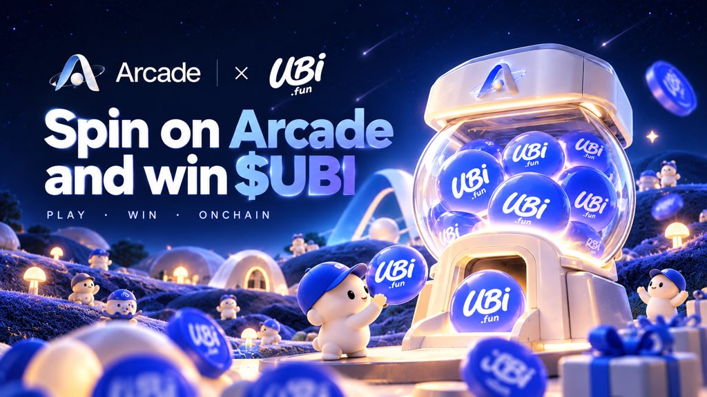 arcadeofarc's tweet photo. Spin and win $UBI on the gacha 👀 

Welcome onboard @UBIdotFUN ⚒️

Play: https://t.co/O5Rpb6VpKF https://t.co/Z6t7az8Dwf