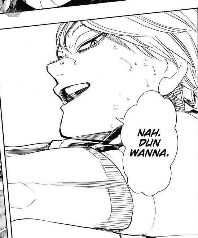 HAIKYUUFESS's tweet photo. *hq warning spoiler
happy birthday nah dun wanna boy! https://t.co/biYRYk4Eqf