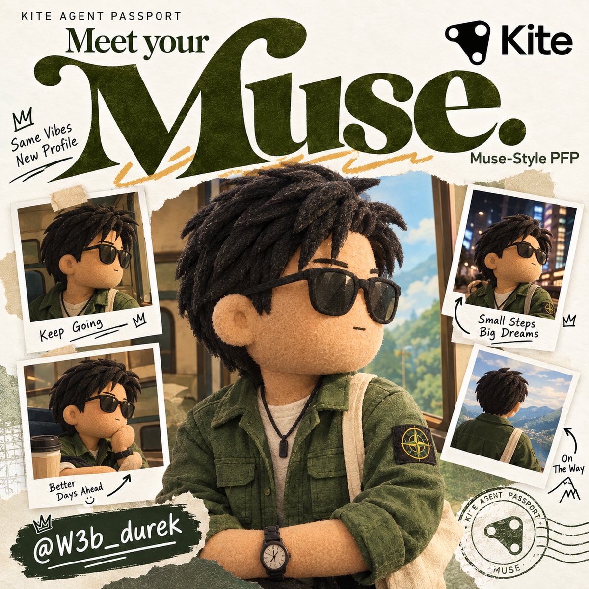 w3b_durek's tweet photo. My Muse, my vibe πͺ
Meet @W3b_durek in Muse style.
Created with Kite Agent Passport.
@GoKiteAI πͺ
#KiteAI #MuseStylePFP #KiteAgentPassport
https://t.co/XLdEkeC3Fv https://t.co/n7APDxoW0D