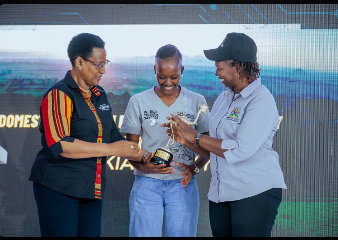 auwott's tweet photo. Congratulations  @zakialucky11 on winning the Domestic Tourism Personality Award at the World Tourism Day celebrations! 🇺🇬

Women are taking their rightful place and making waves in Uganda’s tourism industry. Keep shining! 👏🏽💚

#WomenInTourism #ExploreUganda #WTD2026 https://t.co/ahJQbbgFtm