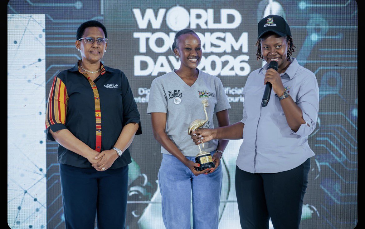 auwott's tweet photo. Congratulations  @zakialucky11 on winning the Domestic Tourism Personality Award at the World Tourism Day celebrations! 🇺🇬

Women are taking their rightful place and making waves in Uganda’s tourism industry. Keep shining! 👏🏽💚

#WomenInTourism #ExploreUganda #WTD2026 https://t.co/ahJQbbgFtm