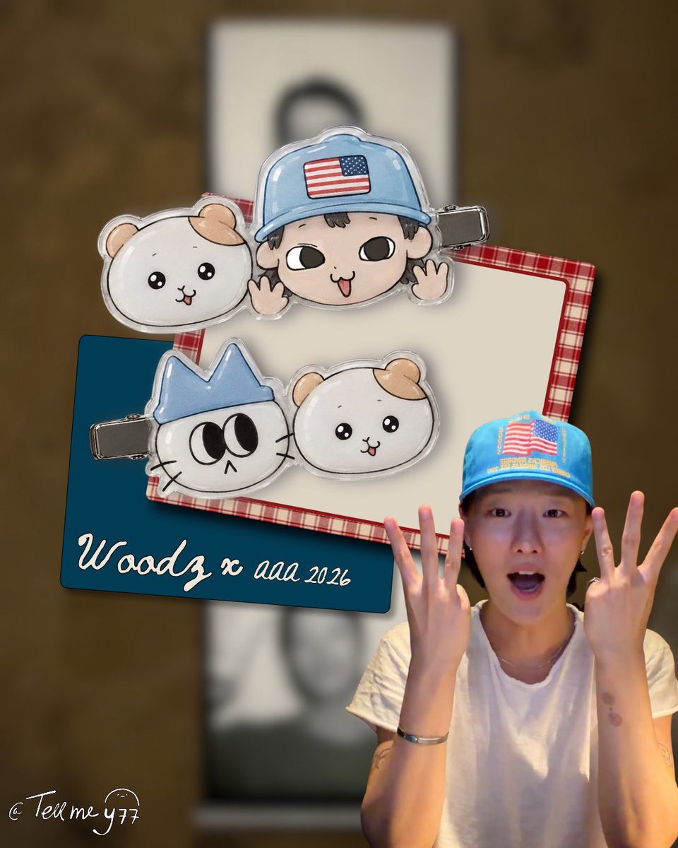 tellmey77_'s tweet photo. [#WOODZ AAA 2026]

우즈 집게핀을 나눔합니다🐹

수량이 한정되어 있습니다!
장소와 시간은 당일 타래를 통해 공지하겠습니다

⚠️현재 사진은 참고용이며, 추후 실제 완성품을 받으면 실물 사진도 올릴게요! https://t.co/PC2eMOIdcQ