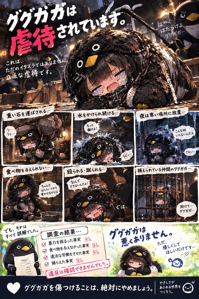 MuSiCO555's tweet photo. 虐待なんかされていなかった　#ググガガ　#gugugaga https://t.co/YsLTS2ahAj