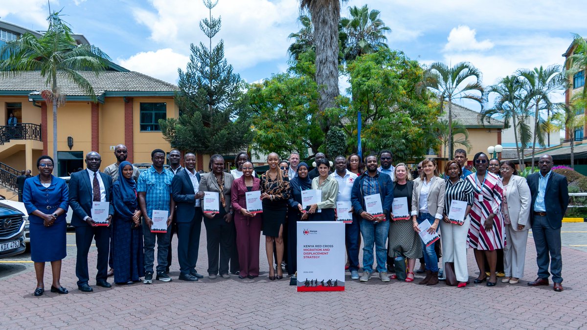 KenyaRedCross's tweet photo. Today, the Kenya Red Cross Society launched its Migration and Displacement Strategy 2026 to 2030.

Displacement is lasting longer and Kenya is shifting from emergency aid toward long-term inclusion. Our response must evolve too.

Over the next five years, this strategy will guide our work across four strategic areas: Empowerment, Inclusion, Protection and Advocacy.

Developed with the support of the International Centre for Humanitarian Affairs and the Red Cross Red Crescent Global Migration Lab, and made possible through funding from the Danish Red Cross.

We also thank the @BritishRedCross for supporting the capability assessment that informed this work.