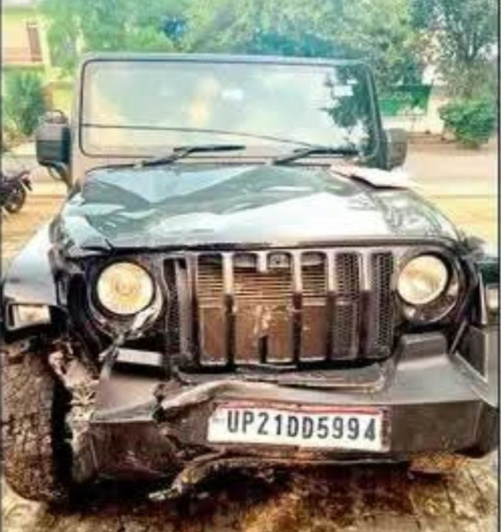Press0080's tweet photo. बेकाबू थार ने स्कूटी को मारी जोरदार टक्कर, दो युवकों की मौत

मुरादाबाद। कांठ थाना हाईवे मधुपुरी-इनायतपुरी के पास तेज रफ्तार थार ने

 स्कूटी को जोरदार टक्कर मार दी। हादसे में स्कूटी सवार दो युवकों की मौत हो गई। मृतकों  पहचान मोहम्मद रियान और एलएलबी छात्र https://t.co/ngvYiYIhDO