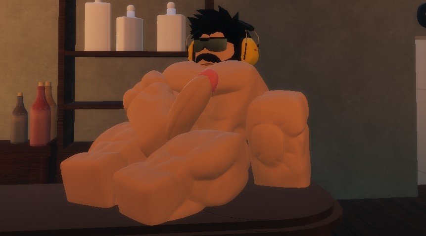 Woolycave's tweet photo. Someone got horny at the bar after work.....

#robloxbara #robloxrule34 #gaysex #gayrr34 #robloxsex #bara #baraporn #gayporn https://t.co/h4I26NUSOf