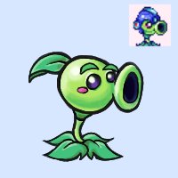 BvgCrusader's tweet photo. Mí versión del Peashooter de PvZTC al estilo PvZ1 

Es la primera vez que pruebo el estilo del gran @rich_werner https://t.co/RuBNBfvUh4