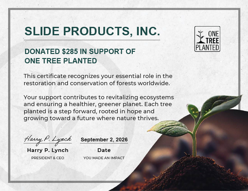 Slideproducts's tweet photo. 10,000 Trees Planted! 🌳
We hit a major sustainability milestone and to celebrate, our friends at Bertog Landscaping of Wheeling, Illinois, have donated a brand-new tree right here at Slide headquarters!
#SlideProducts #MoldProcessing #InjectionMolds #Sustainability https://t.co/Houfb1i0B7