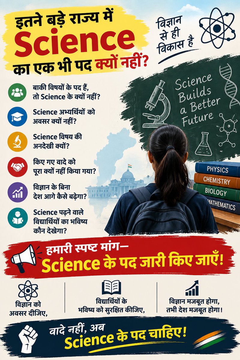 rashmi_tir17409's tweet photo. @vishnudsai @ChhattisgarhCMO
@OPChoudhary_Ind @narendramodi @GajendraYdvBJP
#AddLecturerPostsCG #CGLecturerBharti https://t.co/k7rpGKOuue