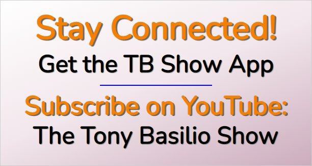 TonyBasilio's tweet photo. TB Show on YouTube ⇨ https://t.co/XfDKpLvvzu
Get the Tony Basilio Show app ⇨ iPhone -  https://t.co/3b48BnlMlh                     
Droid - https://t.co/JMpwx3NzCl https://t.co/gSPOyZj2jY