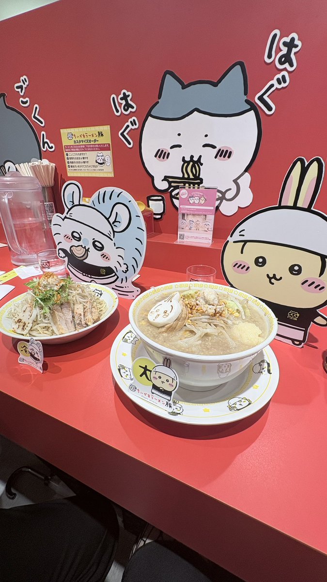 masakan121's tweet photo. ちいかわラーメン🍜
予約やっと取れたので行ってきた https://t.co/NHJEpXmAGy
