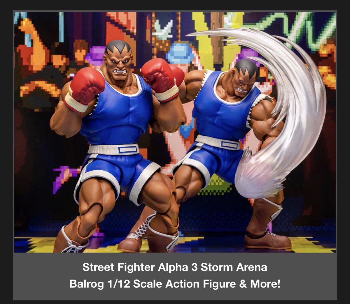 Toyshiz's tweet photo. PREORDER ON @bigbadtoystore 

https://t.co/hIbBws9eBY

@storm_collectibles Street Fighter BALROG

Grab now if you need em.
 
#streetfighter #stormcollectibles #stormarena #balrog #toyshiz https://t.co/hllohieat3