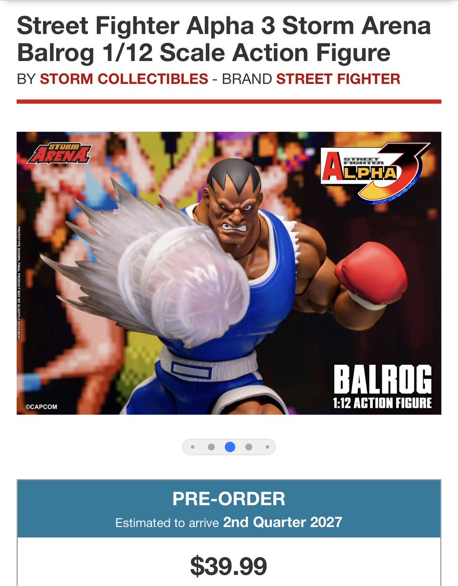 Toyshiz's tweet photo. PREORDER ON @bigbadtoystore 

https://t.co/hIbBws9eBY

@storm_collectibles Street Fighter BALROG

Grab now if you need em.
 
#streetfighter #stormcollectibles #stormarena #balrog #toyshiz https://t.co/hllohieat3