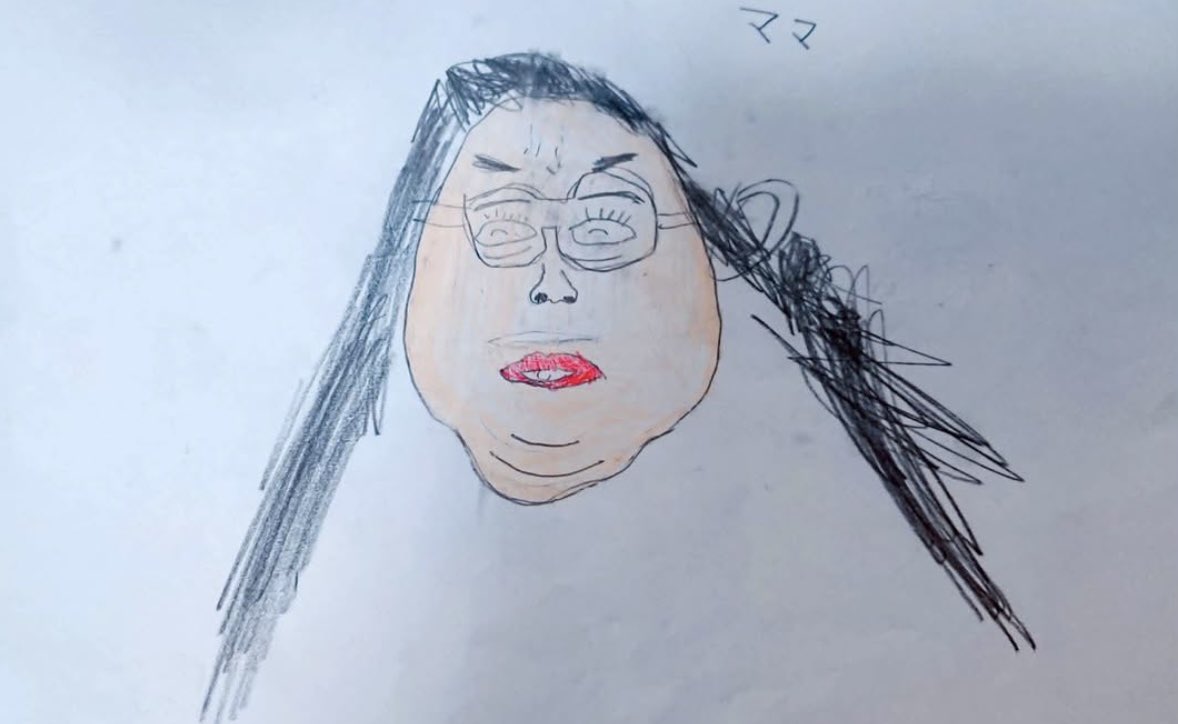 yokose_banana's tweet photo. 「許しがたい、お子さんからの似顔絵集」
これは許しがたすぎるってwwwwww https://t.co/eqCd6DgDuZ