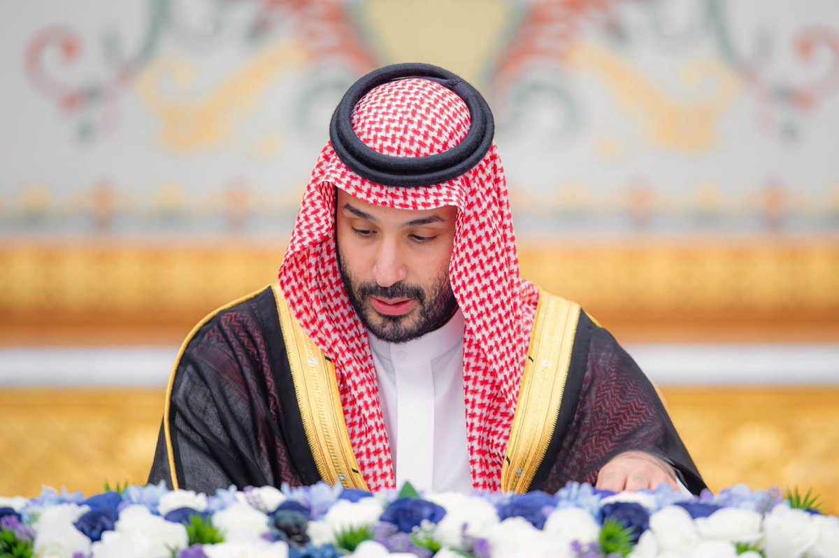 SaudiNews50's tweet photo. ولي العهد.. قبل قليل

- https://t.co/qkWjT6v2tT