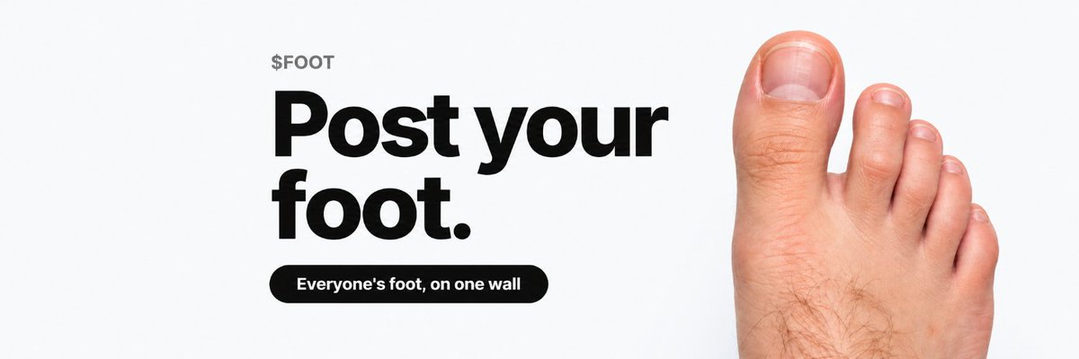 postyourfootPF's tweet photo. Snap your foot, get votes, win the fees.   

The foot with the most votes every 5 minutes takes 100% of the dev fees.

CA:4JYBzbPL9ACRhdhesGfqkodKCuLkx3rm3Pg97Kdppump https://t.co/kKQBvVrTlh