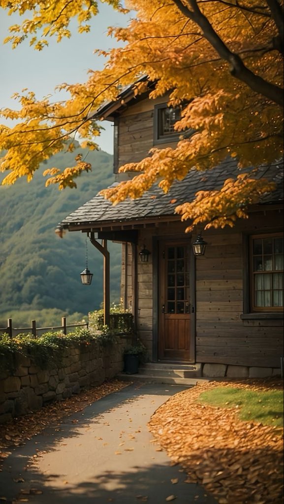 DesignWorld_x's tweet photo. Golden light, falling leaves, and a door worth walking toward. 🍂 https://t.co/jFzS3w9HNu