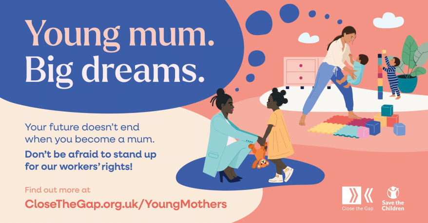 FairWorkScot's tweet photo. Young mothers have rights at work. But that doesn’t mean it’s always easy to speak up when something feels wrong.   #FairWork #YoungMothers #ChildPoverty Find out more about

@closethegap.org.uk

'Young mothers’ rights at work' campaign here: https://t.co/kH2FSwdqD0 https://t.co/dAMX8bvJNa