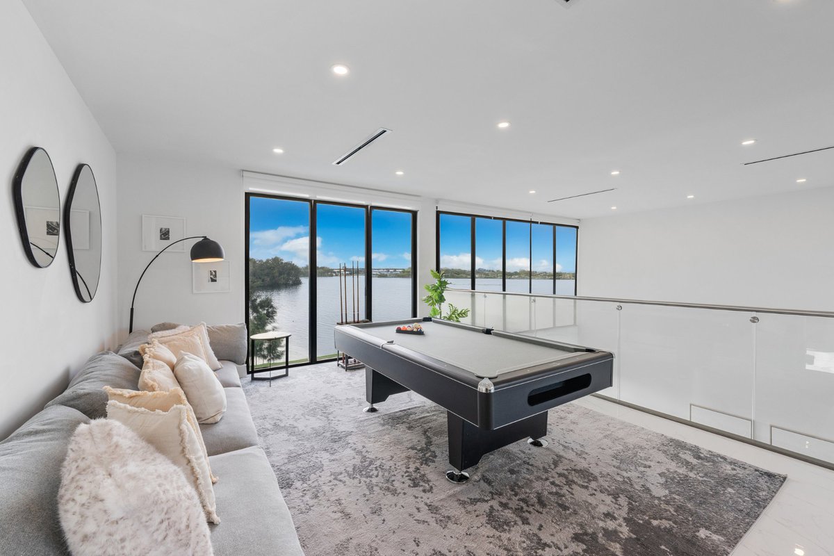 JatinaGroup's tweet photo. From the gourmet kitchen &amp; spacious upstairs loft to the infinity pool and alfresco dining area, every space is designed for elevated living.  Wake up to water views from the master suite balcony, spend the afternoon by the pool, and let the evening unfold under the Miami sky. https://t.co/HgqdLAGsn9