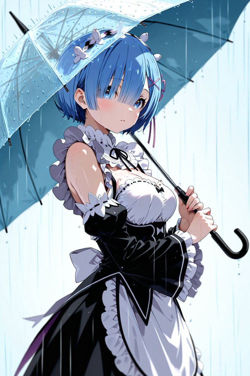 aogami_fetish's tweet photo. 最近雨ばかりで嫌になりますね
#レム　#リゼロ　#AIart️️️️️️️️️️️️️️️️️️️️️️️️️️️️️️️️️️️️️️️️️️️️️️️️️️️️️️️ https://t.co/ImEZALcoYY