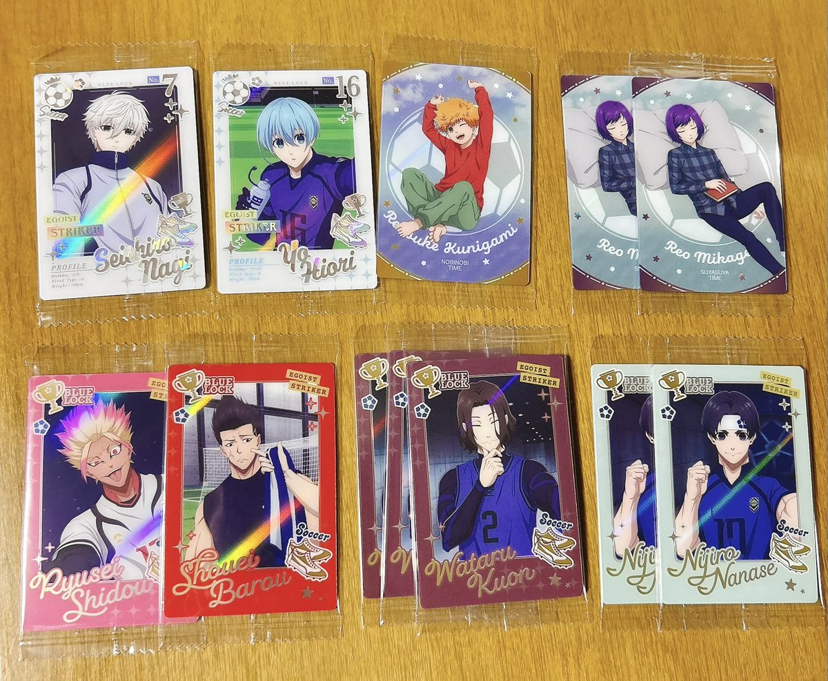 Coco_4751's tweet photo. @hmhmllu 検索より失礼いたします。
七星くん2枚所持しております。ER玲王1枚と2:1で交換していただけないでしょうか？
ご検討よろしくお願いいたします。 https://t.co/Z03tzNhXfx