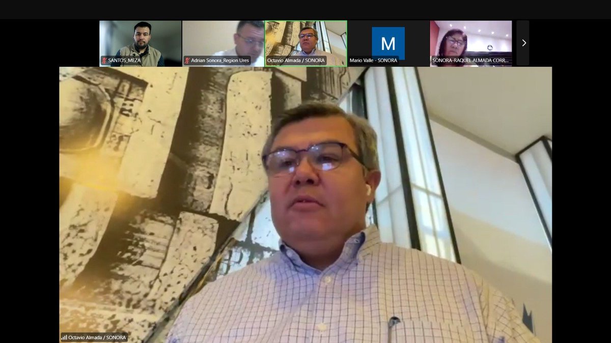 OctavioAlmada1's tweet photo. Buenos días 😃

Desde #CDMX, en reunión virtual con las y los directores regionales de Bienestar en Sonora revisamos los temas relacionados con la organización y operación de los consultorios del Servicio Universal de Salud. 🤝🩺

Dimos seguimiento a lo compartido ayer en la reunión nacional para fortalecer la coordinación y el trabajo en cada región.

Con nuestra 🇲🇽 PresidentA @Claudiashein, seguimos sumando esfuerzos por el bienestar de nuestra gente, con cercanía, sensibilidad y vocación de servicio. 🫶

El poder sólo tiene sentido cuando se pone al servicio de los demás. 🙌

#PorElBienDeTodosPrimeroLosPobres