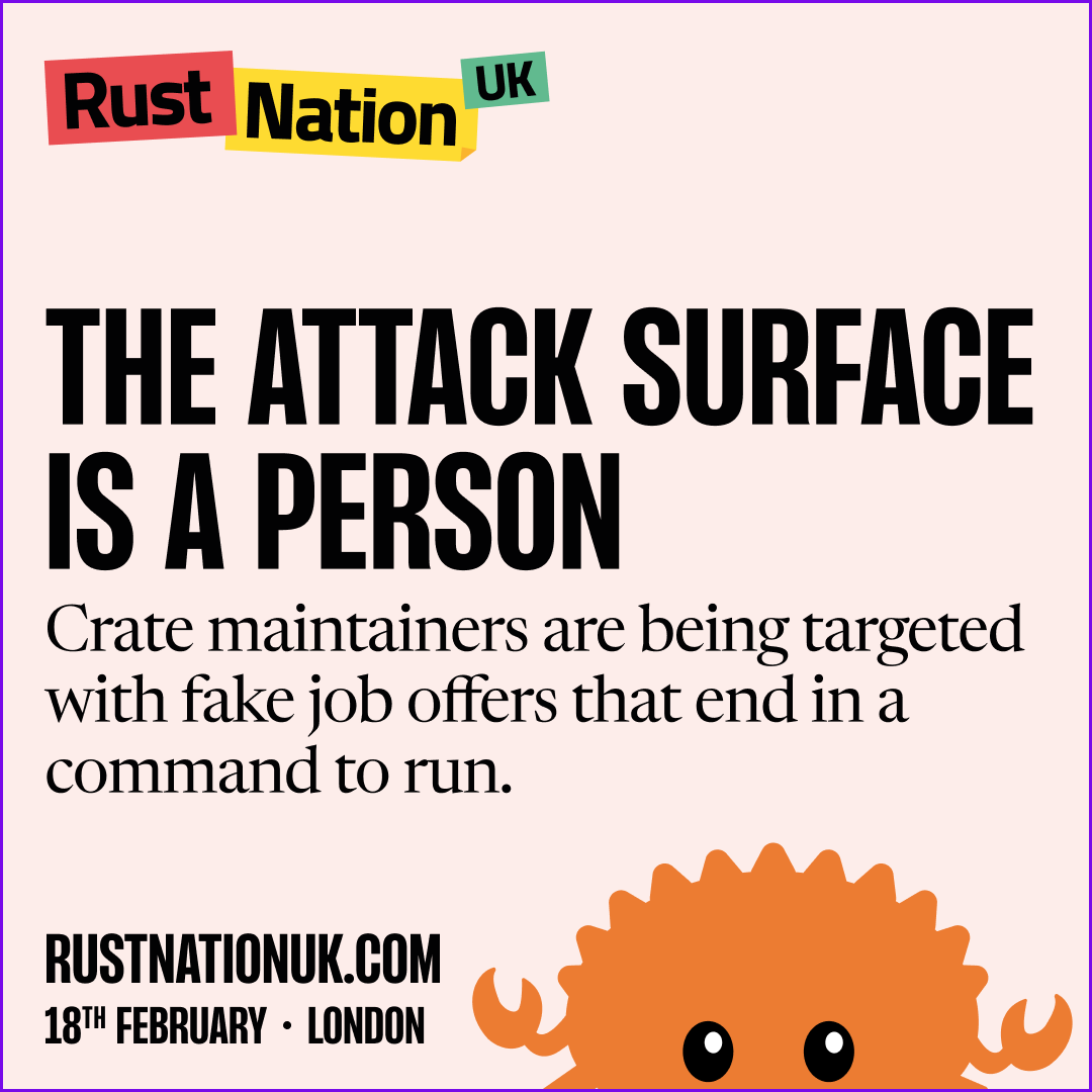 RustNationUK tweet picture